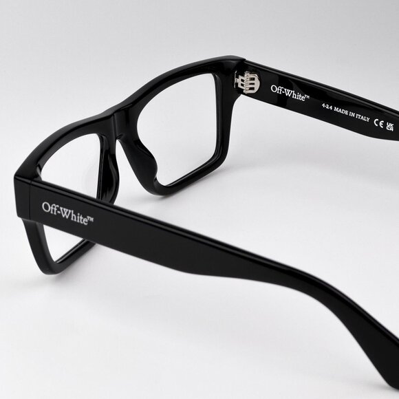 Off-White STYLE 75 OERJ075 Eyeglasses Black Square Frame New and Authentic - Picture 7 of 11